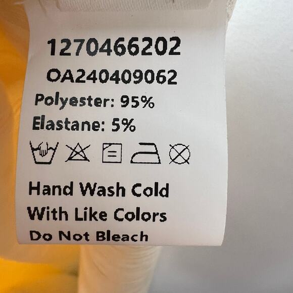 Commense Boho Lantern Beige Split Maxi Dress Plunge Button-Front X-Small XS NEW - Picture 9 of 11